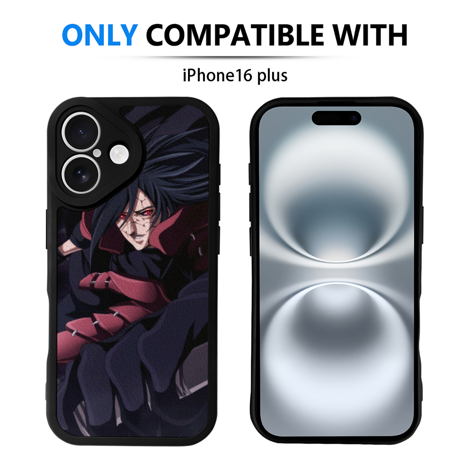（画像用） NARUTO -ナルト- NARUTO -ナルト- 疾風伝 【iPhone 16シリーズ対応】シリコンスマホケース（レザー調） 材質：シリコン